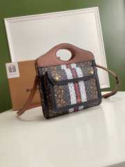 Burberry large B monogram pocket bag  - 2