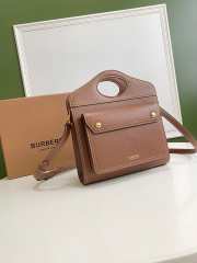 Burberry large brown pocket bag - 2