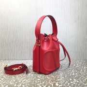 Valentino VLogo Walk Red Bucket Bag - 4