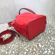 Valentino VLogo Walk Red Bucket Bag - 5