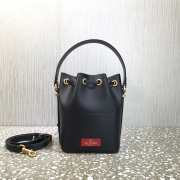 Valentino VLogo Walk Black Bucket Bag - 5