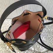 Valentino VLogo Walk Black Bucket Bag - 3