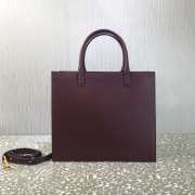 Valentino Leather Vlogo Walk Tote Bag in Red - 3