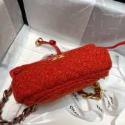 Chanel NO 19 red crossbody 20cm - 6