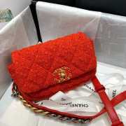 Chanel NO 19 red crossbody 20cm - 2