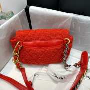 Chanel NO 19 red crossbody 20cm - 3