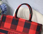 Dior Red Caro Book Tote 35cm - 5