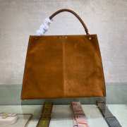 Fendi Peekaboo bag in brown leather 42cm - 3