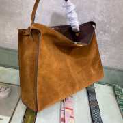 Fendi Peekaboo bag in brown leather 42cm - 4