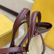 Fendi FF Peekaboo X-tote bag in yellow 41cm - 2