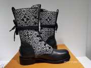 LV black monogram high boots  - 3