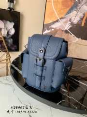 LV Christopher XS Taurillon Leather Blue m58495 - 1