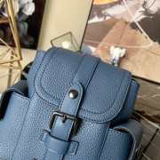 LV Christopher XS Taurillon Leather Blue m58495 - 4