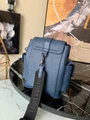 LV Christopher XS Taurillon Leather Blue m58495 - 2