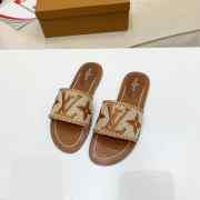 LV slippers Raffia Brown - 3