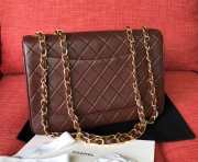 Chanel large flap bag gold 24k red - 5