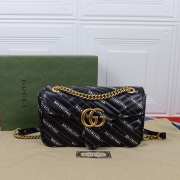 Gucci x Balenciaga The Hacker Project Small Marmont Bag 26cm (2 colors) - 1