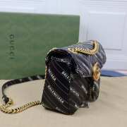 Gucci x Balenciaga The Hacker Project Small Marmont Bag 26cm (2 colors) - 6