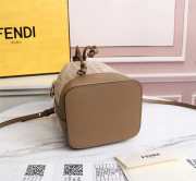 Fendi FF Logo bucket in beige - 4