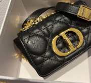 Dior Caro Mini Black Bag 13cm - 2