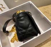 Dior Caro Mini Black Bag 13cm - 3