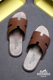 Hermes slippers brown 1 - 6