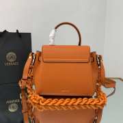 Versace mini orange bag 20x10x17cm - 4