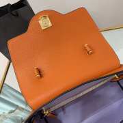 Versace orange 1039 LaMedusa handle bag - 4