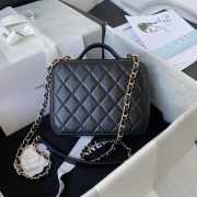 Chanel CC Filigree Vanity Case Bag 18cm - 3