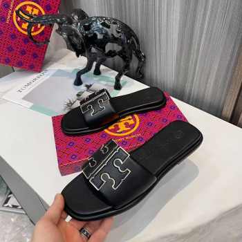 Tory Burch Double T Slides