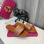 Tory Burch Double T Slides - 2