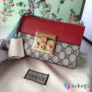 GUCCI Padlock Monogram Chain Bag 20cm (4 colors) - 5