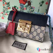 GUCCI Padlock Monogram Chain Bag 20cm (4 colors) - 6