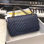 Chanel Classic Chervon Flap Bag Cavier 25.5cm (8 colors) - 4