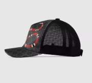 Gucci Kingsnake print GG Supreme baseball hat - 4