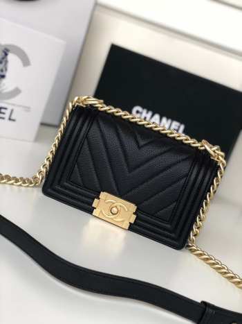 Chanel Leboy Chevron Cavier Small Bag 20cm (6 hardware colors)