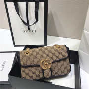 Gucci marmont mini bag 446744 in black 26x15x7cm - 2