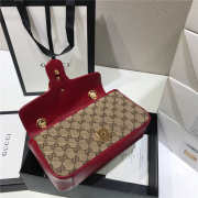 Gucci marmont mini bag 446744 in red 26x15x7cm - 4