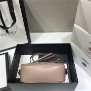 Gucci marmont matelasse mini bag in nude pink 448065 - 3