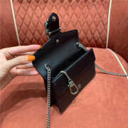 Gucci dionysus super mini leather bag 476432 black 16.5cm - 3