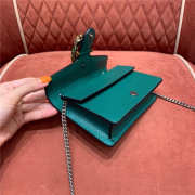 gucci dionysus super mini leather bag 476432 16.5cm green - 3