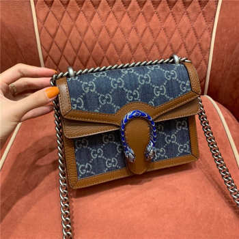 Gucci dionysus mini bag 421970 denim 20x15.5x5cm