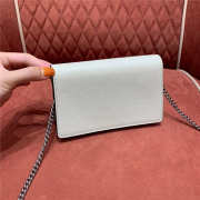 Gucci dionysus super mini leather bag 476432 16.5cm white - 2