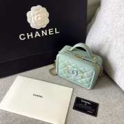 Chanel small vanity case green 18x14x8cm - 5