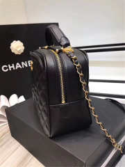 chanel Vanity Case cowhide leather black A57906 18x14x7cm - 5