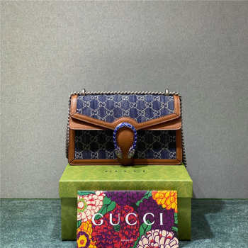 Gucci gucci dionysus small shoulder bag 400249 denim 