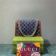 Gucci gucci dionysus small shoulder bag 400249 denim  - 4