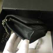 Chanel woc mini bag black silver chain 33814 19×12.5×4cm - 3