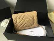 Chanel woc mini bag brown gold chain 33814 19×12.5×4 cm - 3