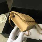 Chanel woc mini bag brown gold chain 33814 19×12.5×4 cm - 2